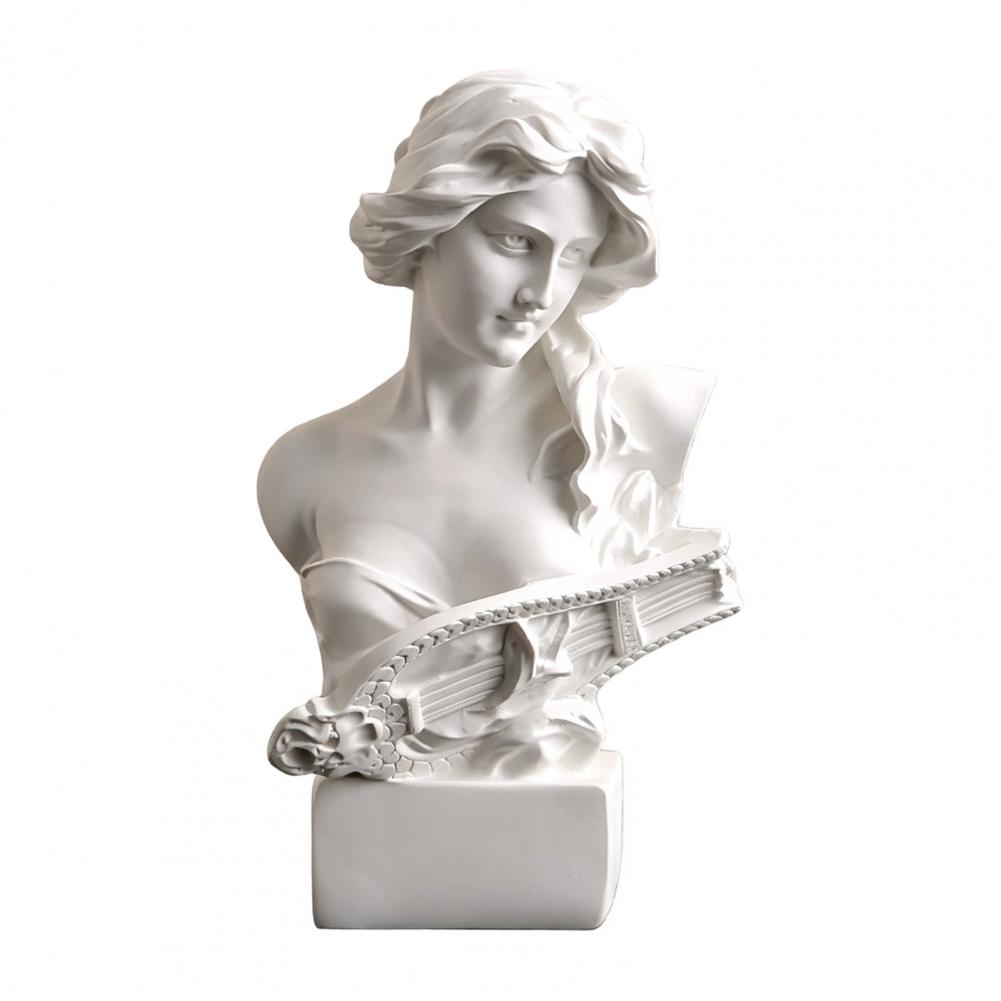 Resin Art Studio - 彫刻練習ツール バスト像装飾品 レジン彫刻フィギュア アートスタジオ装飾用 ミニ神話バスト 描画用