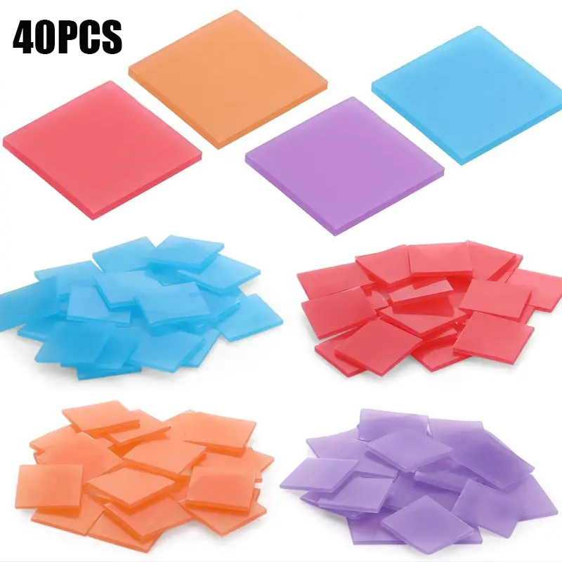 Resin Art Tools - 40個入り ダイヤモンドペインティングワックスクレイ、ネイルアートピックワックスマッド、DIYダイヤモンドペインティングクラフトツールアクセサリー