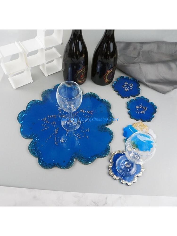 573B 5x フラワーコースター樹脂金型フラワーコースター - Resin Art Geode のレビューと価格