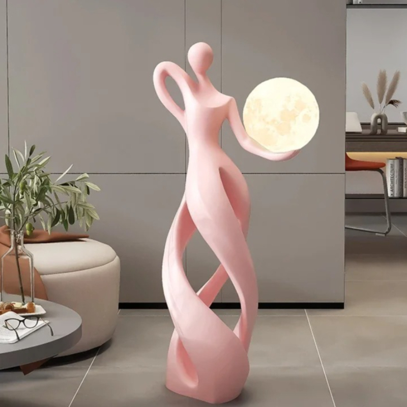 28CM デザイナー抽象フロア彫刻作品、大型歓迎像、テレビキ - Resin Art Design For Wedding のレビューと価格