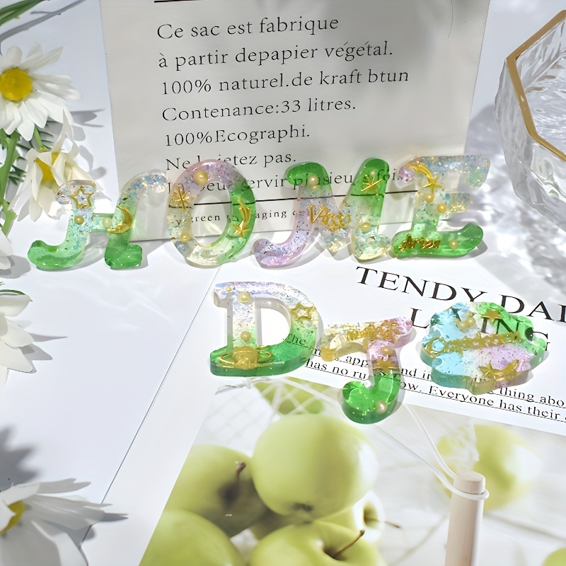 樹脂鋳造型 Aスタイルミラー 26文字英語アルファベット＋6 - Resin Art Tools のレビューと価格