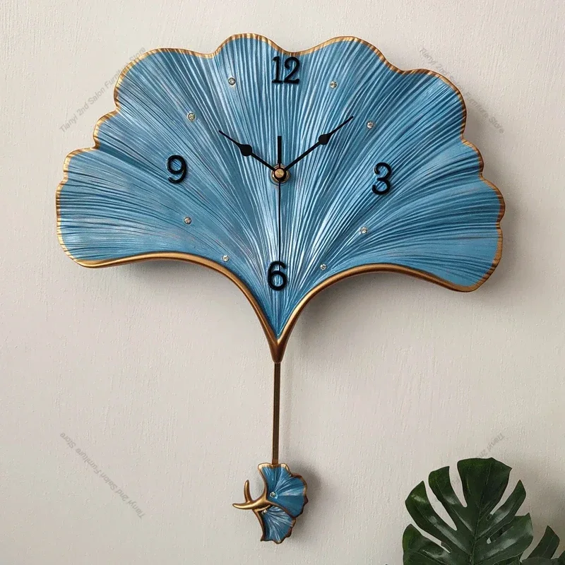 モダンな装飾壁時計アート壁画寝室高級サイレント壁時計電子シン - Resin Art Clock のレビューと価格