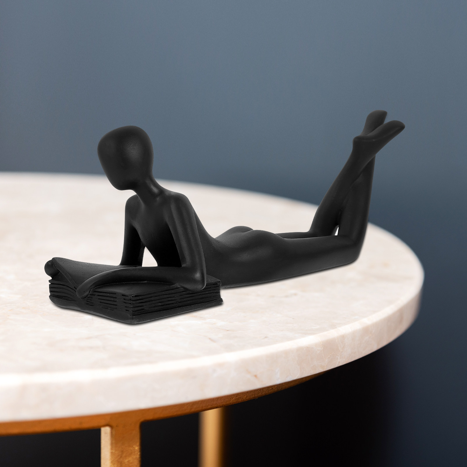 思想家像の樹脂製彫刻、抽象芸術作品、自宅、オフィス、デスクの - Resin Art Studio のレビューと価格