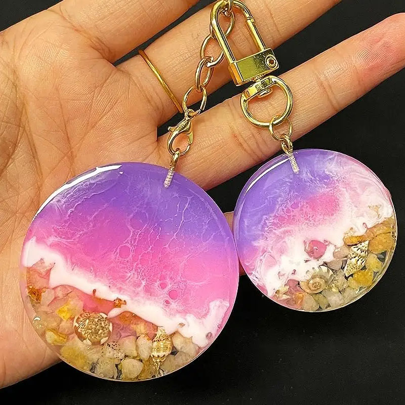 1.25～2インチの丸型シリコンモールド、樹脂ジュエリー、ペ - Resin Art Tools のレビューと価格