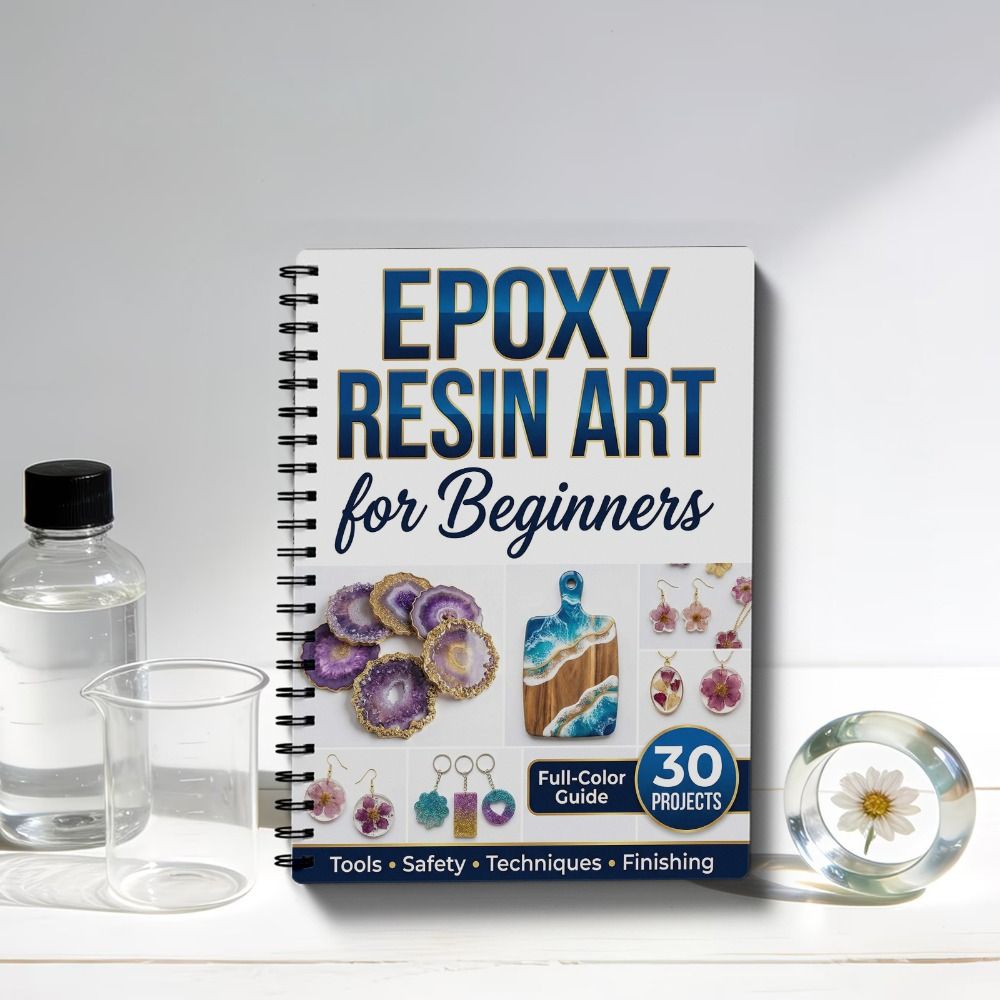 ステップバイステップ エポキシ樹脂アートハンドブック 30  - Resin Art Guide Free のレビューと価格