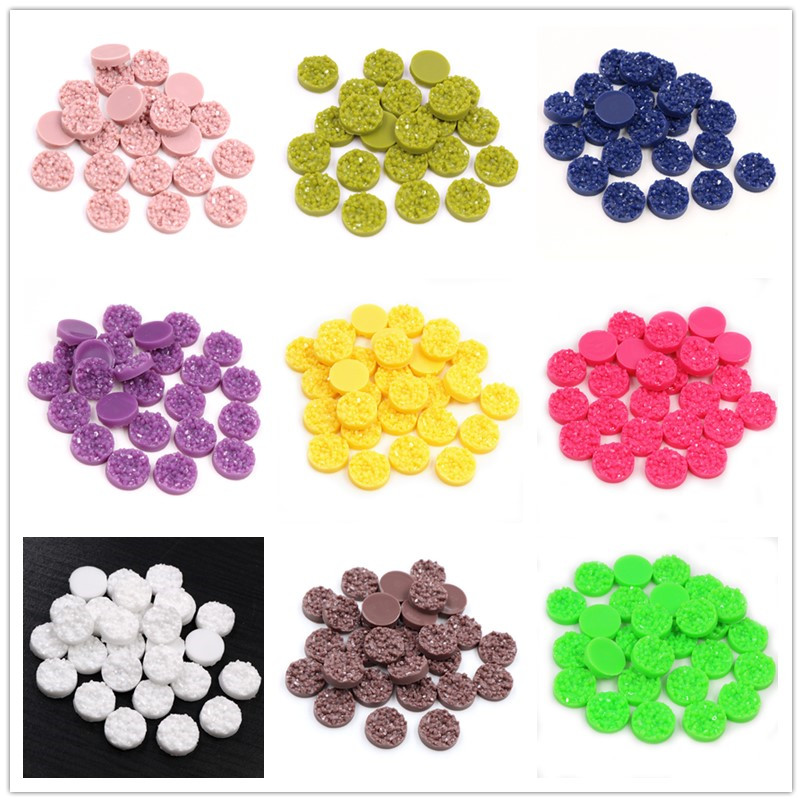 40 個樹脂 Druzy カボションドーム 8/10/12  - Resin Art Kits For Adults のレビューと価格