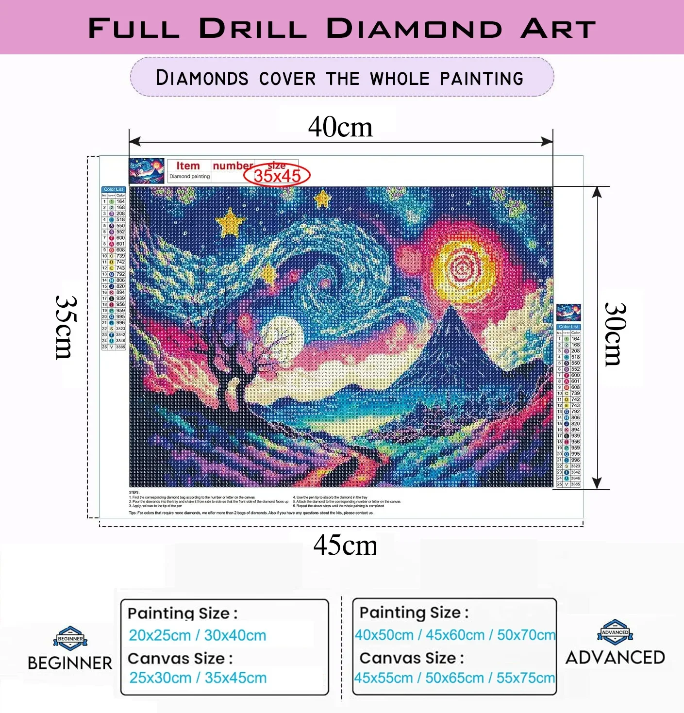 ピアノを弾く女の子 DIY 5D ダイヤモンドアートキット  - Resin Art Studio のレビューと価格