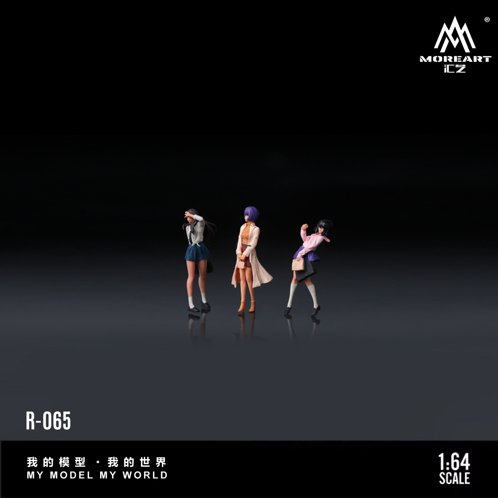 More Art 1:64 ダイナミックガールドールセット、 - Resin Art Set のレビューと価格