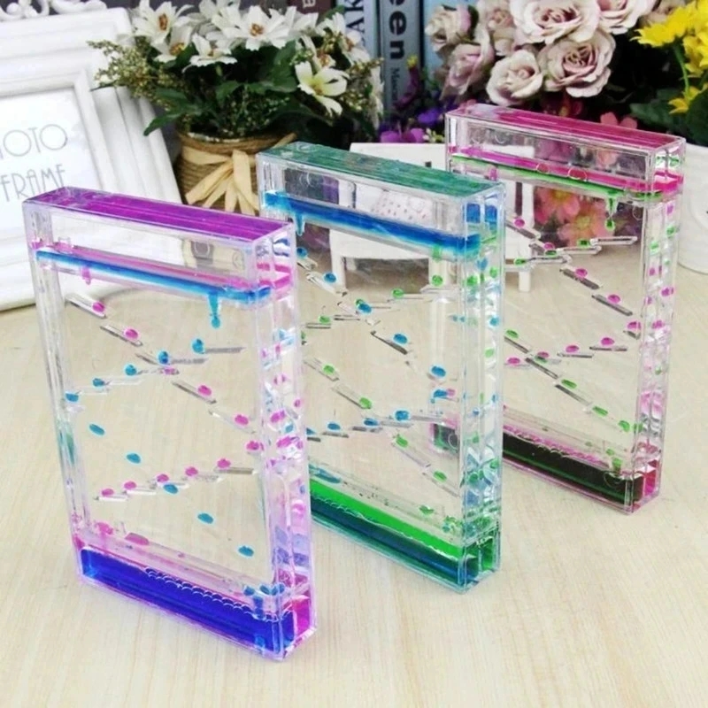 装飾用のスライド式ガラス,四角いオイルドロップタイマー,液体 - Resin Art Clock のレビューと価格